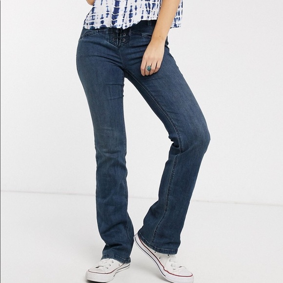 Free People Denim - Free People Eva Lace-Up Bootcut Jeans (Bonus Jewelry included ‼️)